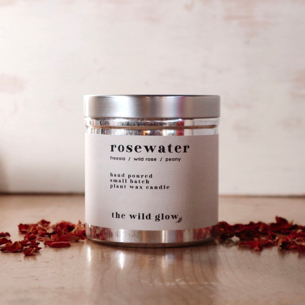 Rosewater - Plant Wax Candle